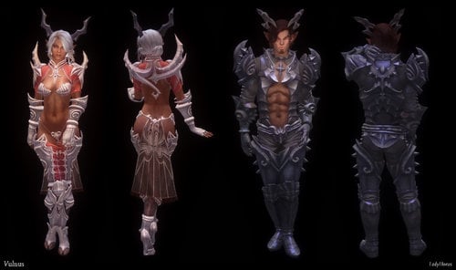 LadyHorus TERA Armor For UUNP Females And Vanilla Males Ver 2 5 Fixes