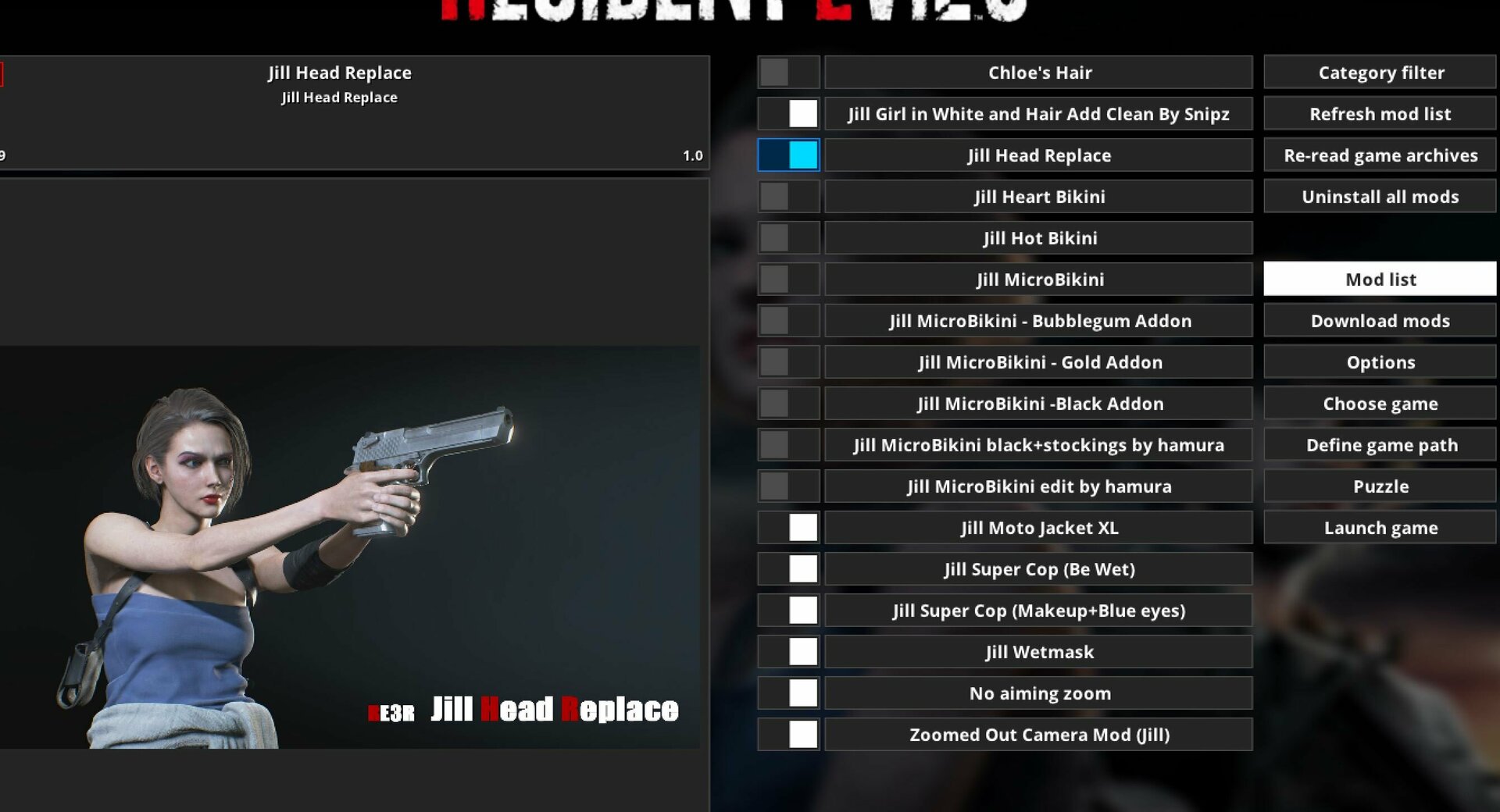 Resident Evil Remake Jill Nude Mod Page Adult Gaming LoversLab