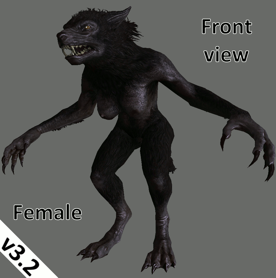 Female Werewolf Skyrim