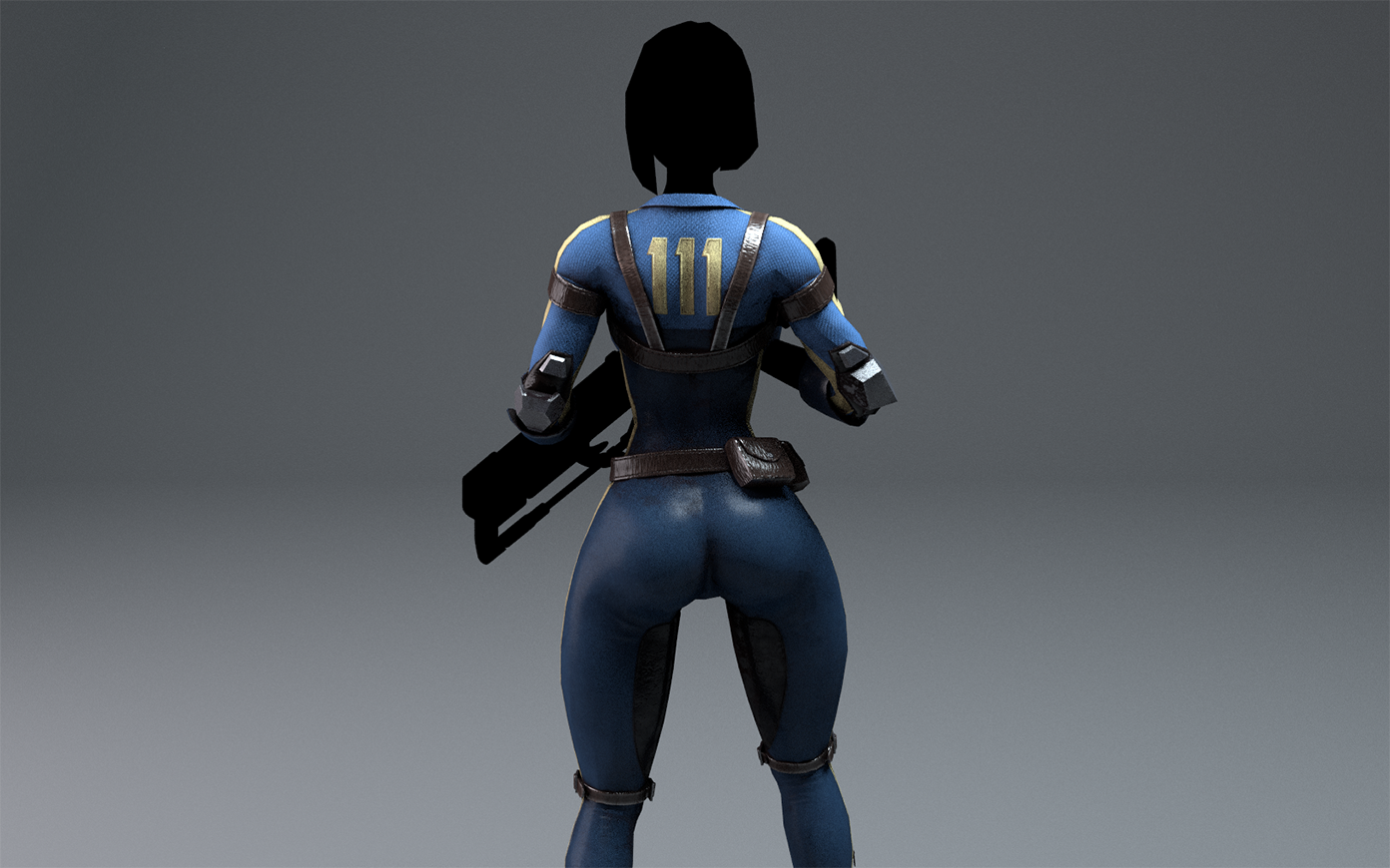Fallout 4 vault suit with armor фото 14