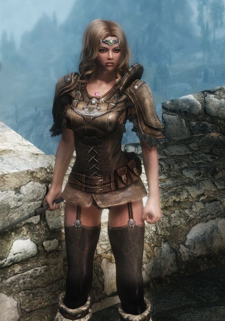 skyrim female light armor mods