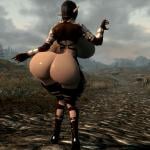 More information about "huge breasts and butt Leather thief armor"