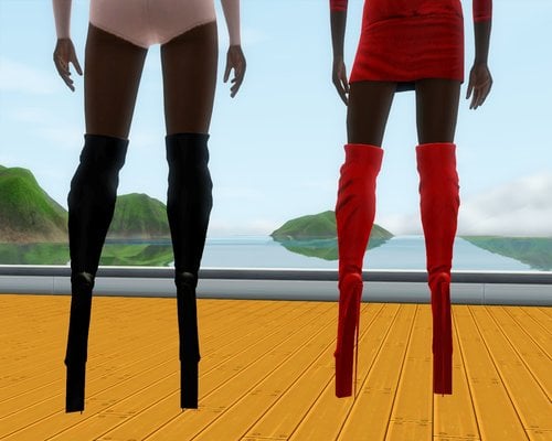 Remesh Madlen Vittoria Boots The Sims 3 Loverslab 8143