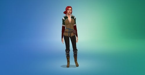 More information about "Triss & Geralt (custom sims with CC)"