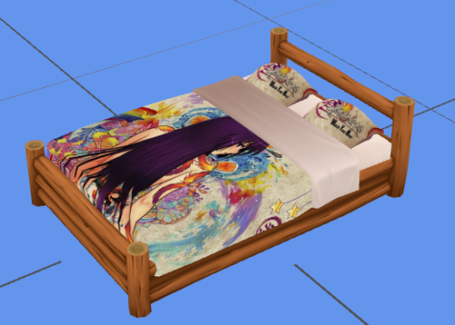 More information about "Rustic bed with hentai sheets"