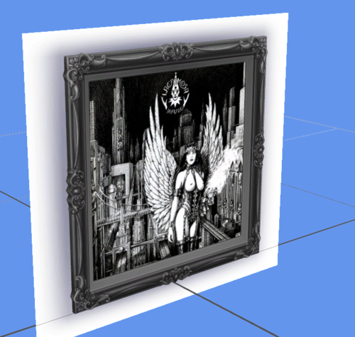 More information about "Lacrimosa album covers in frames"