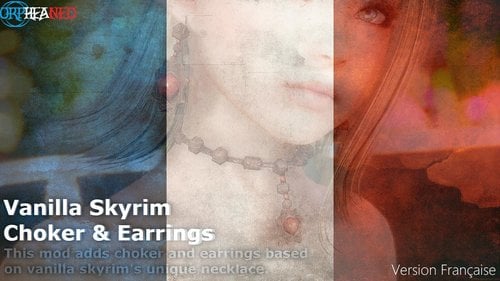 More information about "Vanilla Skyrim Choker & Earrings - with enchantments Version Française"