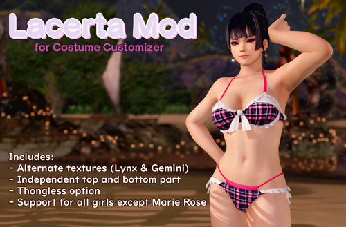 More information about "[CostumeCustomizer] Lacerta Mod"