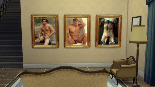 More information about "Solo Nude Male Framed Posters!"
