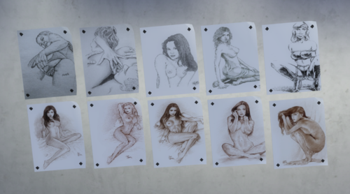 More information about "Nude Girls Drawings (POSTERS)"
