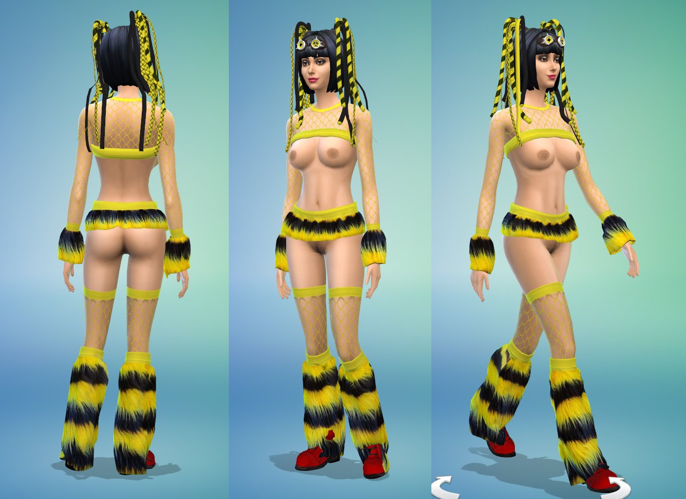 Slutty Cybergoth Dress Downloads The Sims 4 Loverslab