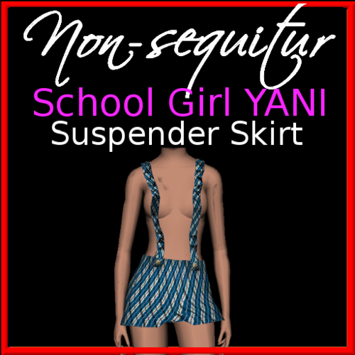 More information about "School Girl YANI Suspender Skirt"