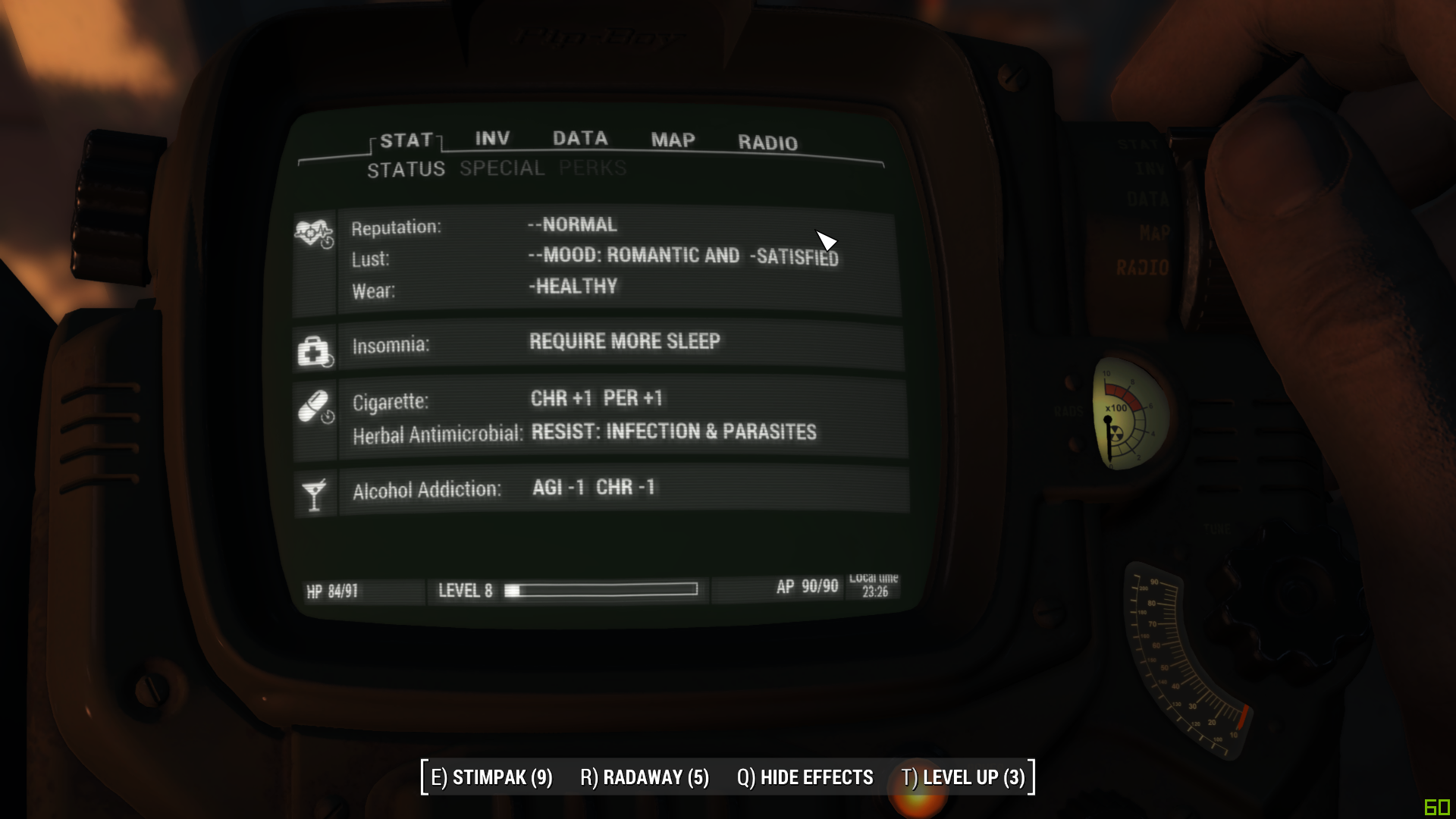 Чит fallout special. Fallout 4 Def UI.