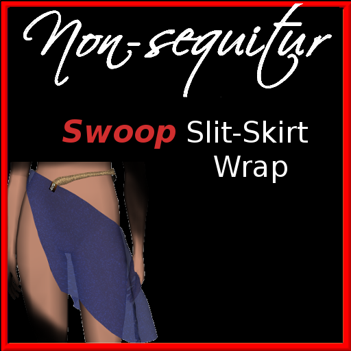 Swoop Slit-Skirt Wrap
