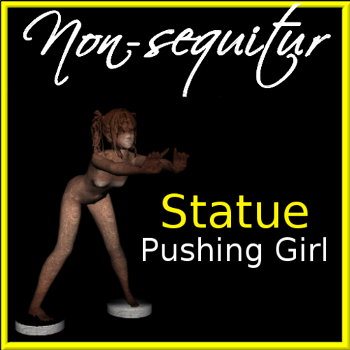 More information about "Statue - Annie Pushing Arch Sculpture"