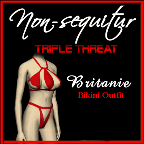 More information about "Triple Threat - Britanie's Bikini Outfit - Adult & Teen"