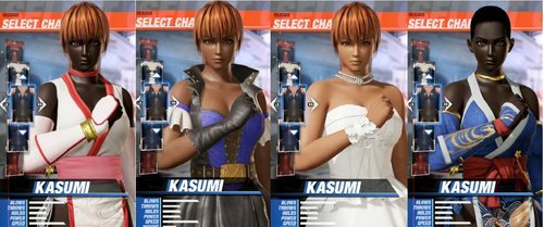 More information about "DOA6 (PC) - Mod - Kasumi Black Skin and Cut Hair"