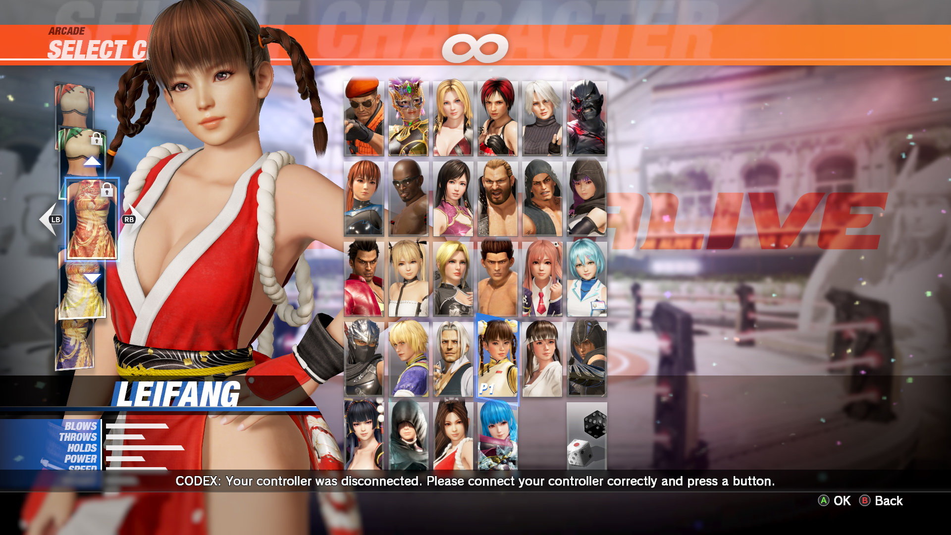 Leifang with MAI outfit