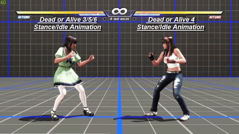More information about "DoA6 Hitomi's stance from DoA4. Original Speed"