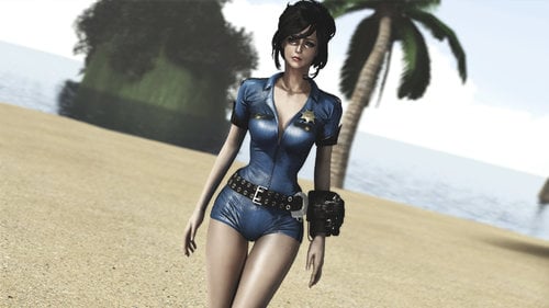 Xavier'RE2Remake Claire Sexy Officer