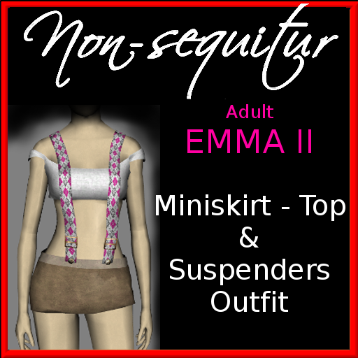 af EMMA Miniskirt-Top-Suspenders 2