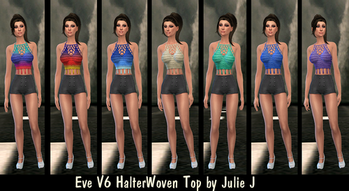 More information about "Eve V6 Halter Woven Top by Julie J"
