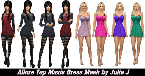 More information about "Allure Top Maxis Dress Mesh by Julie J"