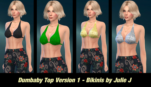 More information about "Dumbaby Top Version 1 Bras & Bikinis by Julie J"