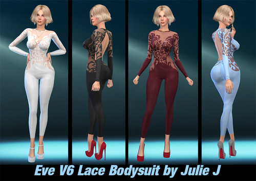 Eve V6 Lace Bodysuit By Julie J Clothing Loverslab 