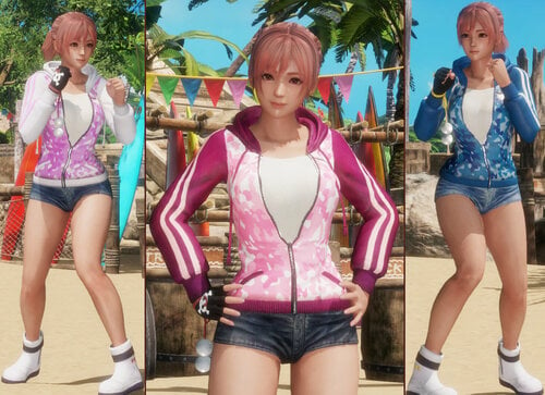 More information about "Honoka Hoodie with shorts"