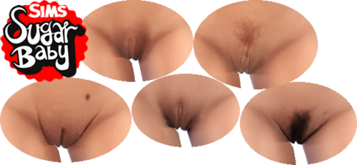 Sugar Baby Sims Nude Details VAGINA pack 01 - Body Parts - L