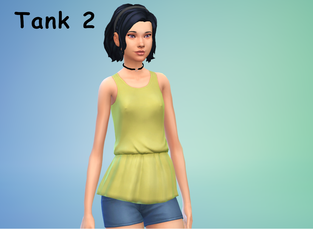 Maxis Tank Tops with Nipples - Clothing - LoversLab