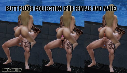 Sims 4  Jeweled Butt Plug Collection (Female and Male)