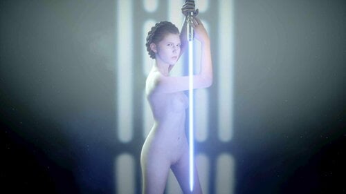 Starwarsbattlefront2 Nude Leia replaces Anakin