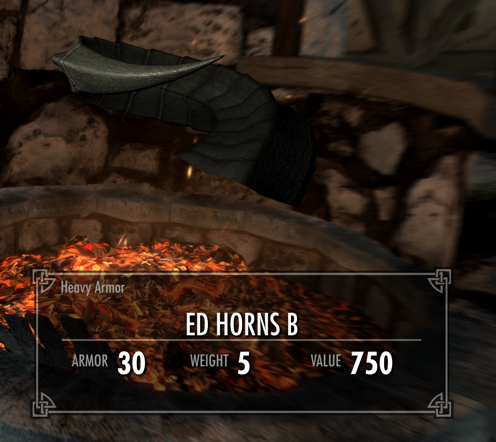 Equipable ED Horns - Armor Version
