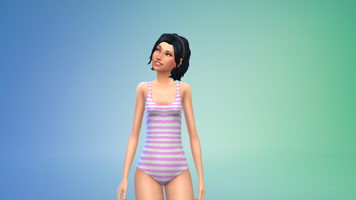More information about "Maxis Match One Piece Swimsuit with Nipples"