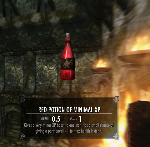 More information about "Restore Potions converted to crappy EXP potions"