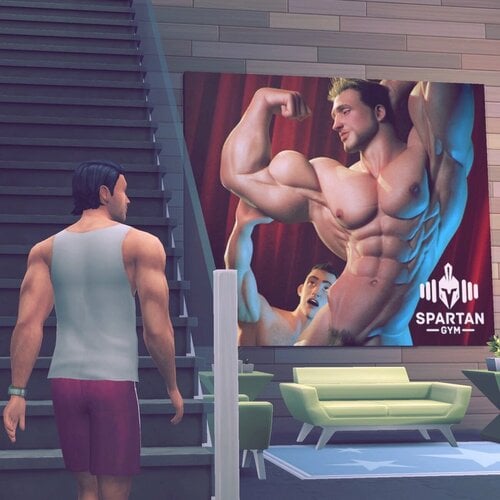 Gay-Themed Gym Posters, Set 2
