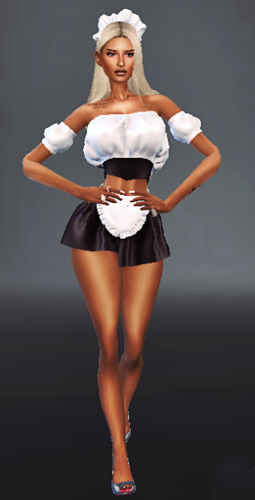 Sim Girl Marie the French maid - The Sims 4 - Sims - LoversLab
