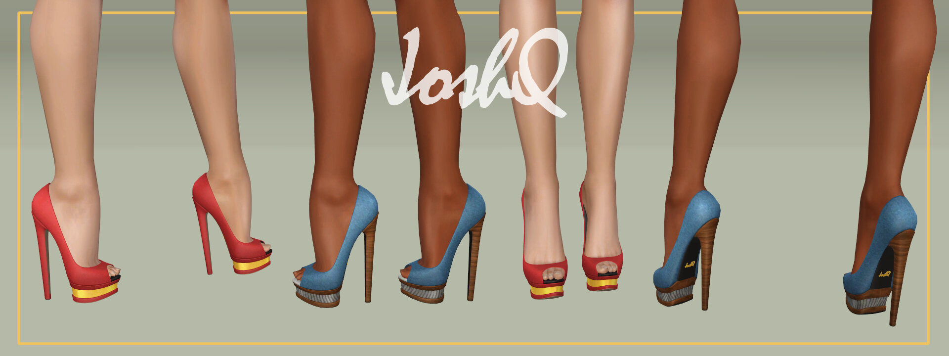 Impossible Heels ‘Peach’