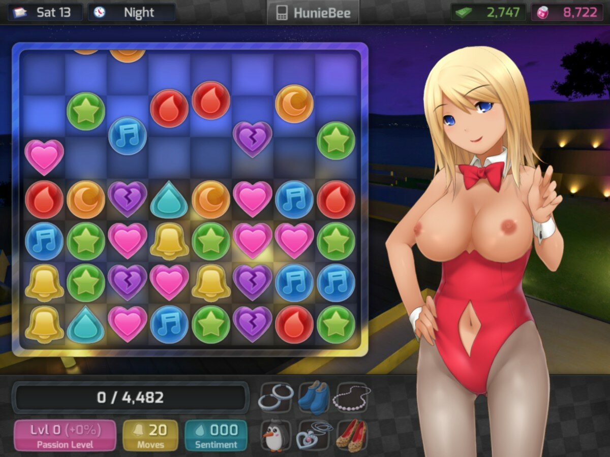 Huniepop Outfit Skimpification. 