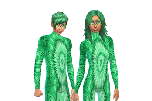 More information about "Extruded Mandala 01 costume tights for sims 4"