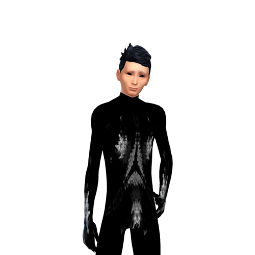 More information about "Symbiote 01 costume tight for sims 4"