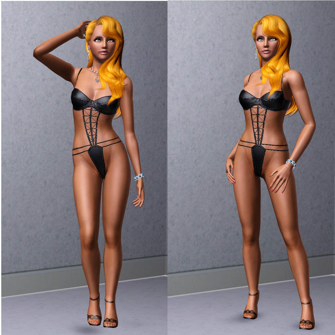 Black Teddy for teens and young adult / adult female Sims - Downloads - The Sims  3 - LoversLab