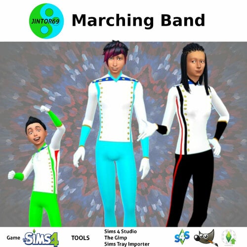 More information about "Marching Band costume tights for sims 4"