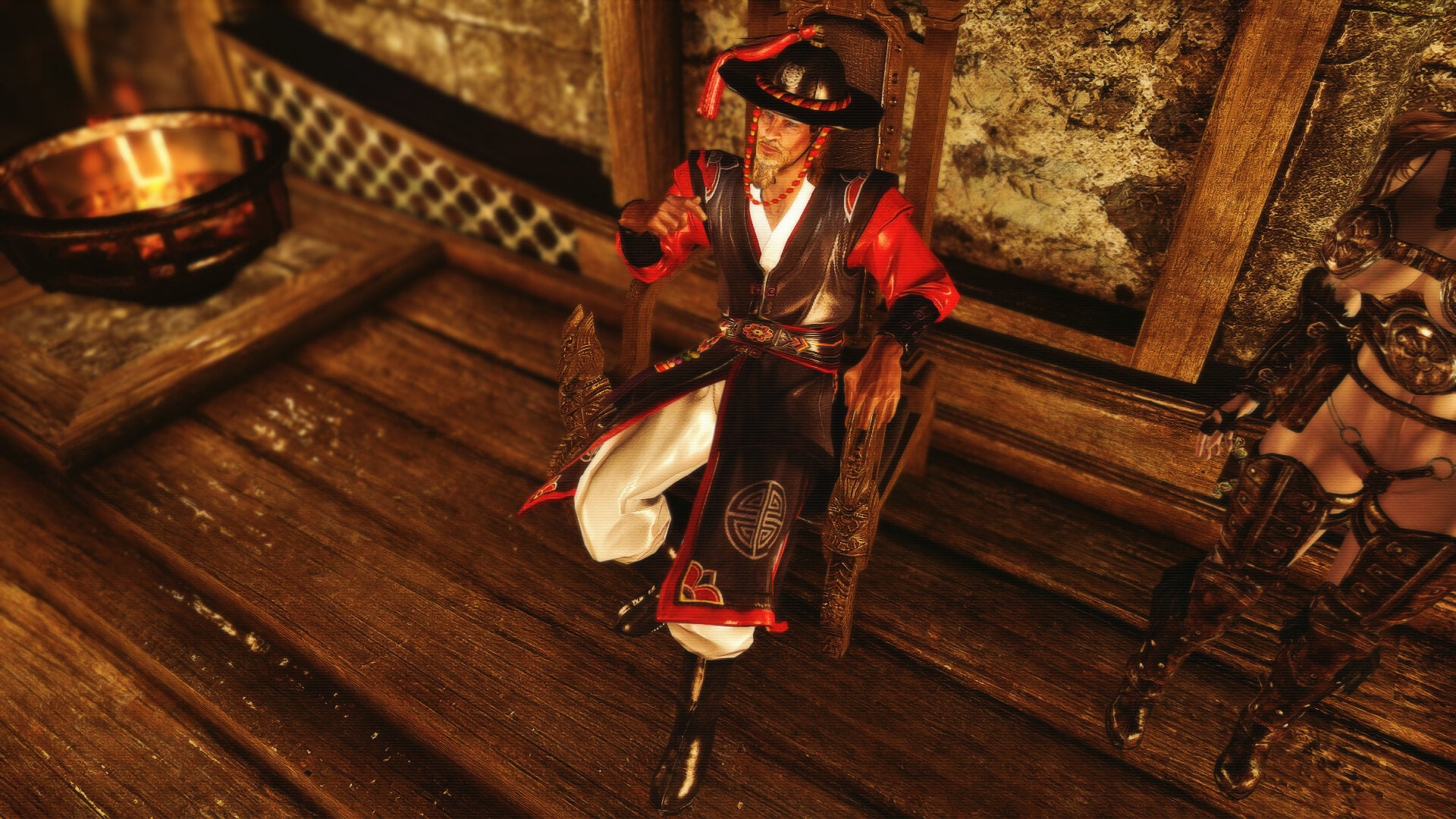 Lineage2 Revolution DarkElf Hanbok Costume(HDT-SMP)