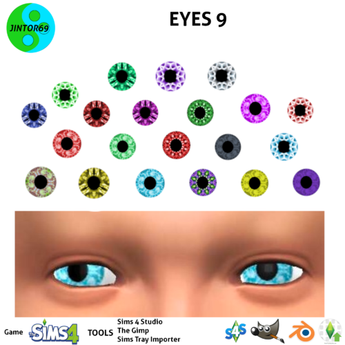 More information about "Eyes 9 for sims 4"