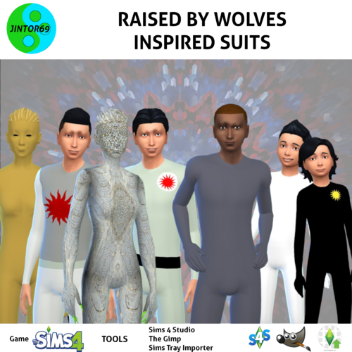 More information about "Raised By Wolves inspired costume tights for sims 4"
