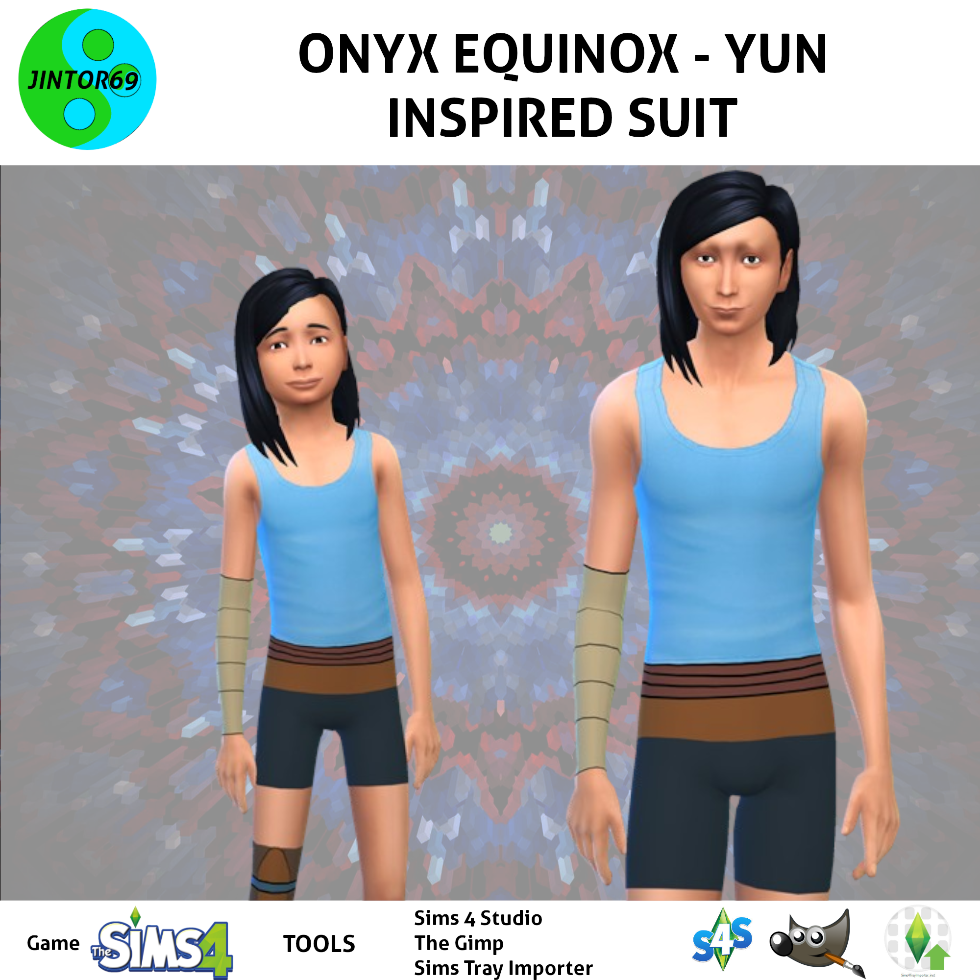 Onyx Equinox Yun Inspired Costume Tights For Sims 4 The Sims 4 Sims Loverslab