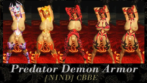 More information about "Predator Demon Armors CBBE"